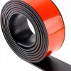 DEVNOL Red Adhesive Neoprene Rubber Strip Roll 1/8" x 1" x 12'-0
