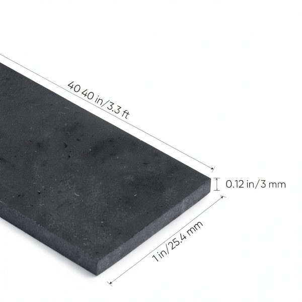 VOCOMO Neoprene Rubber Self Adhesive Strip RR001 4.84 x 3.94 x 1.14-1