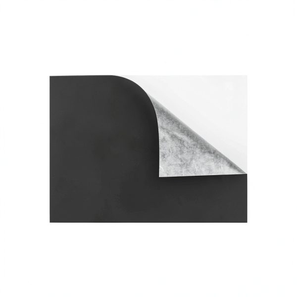 Silicone Rubber Sheet Salimhib 12x12 Black with Adhesive-0