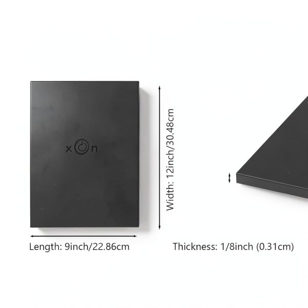 Silicone Rubber Sheet Salimhib 0.13in Black with Adhesive 12x12-1