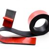 DEVNOL Red Adhesive Neoprene Rubber Strip Roll 1/8" x 1" x 12'-1