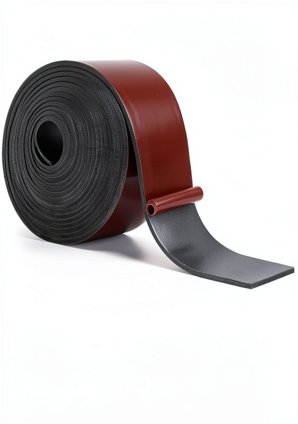 Red Adhesive Neoprene Strip DEVNOL Commercial Grade Model 3507000YKL-1