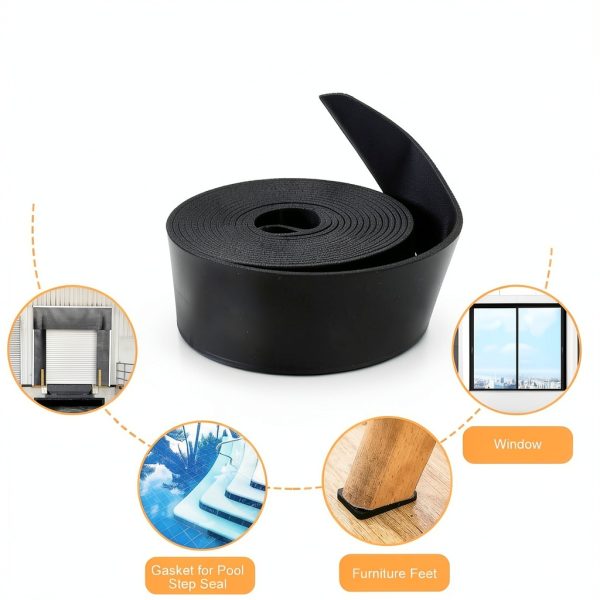 Neoprene Rubber Strip VUAOHIY PE-144 Industrial Solid Gasket-6