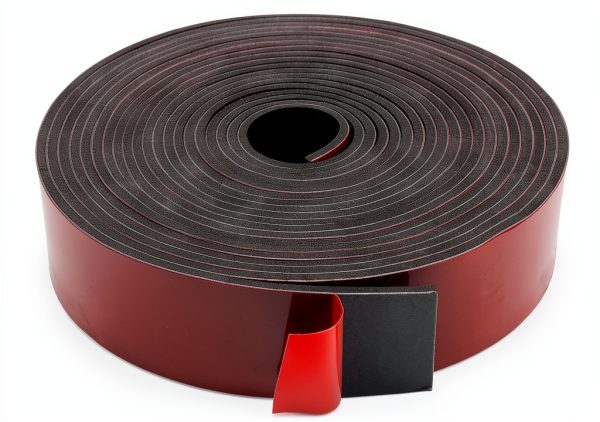 Red Adhesive Neoprene Strip DEVNOL Commercial Grade Model 3507000YKL-3