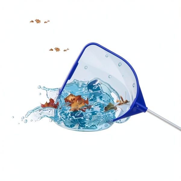 Pond Skimmers Outdoor Pool Cleaning Net with Deep Fine Nylon Mesh 60in-3