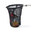 TotalPond Skimmer Fish Net - Black Telescoping Handle, Lightweight-1