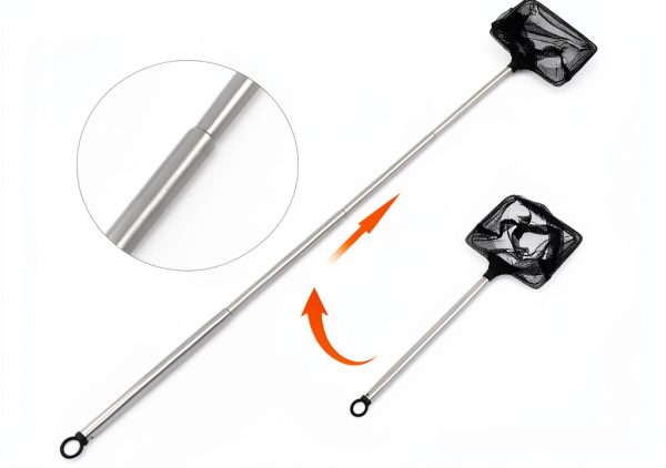 Collapsible Pond Cleaning Net BESTonZON Stainless Steel Extendable-7