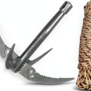 MERRYHAPY Water Grass Lake Rake Folding Pond Rake Stainless Steel-0