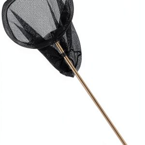 TotalPond Skimmer Fish Net - Black Telescoping Handle, Lightweight-0