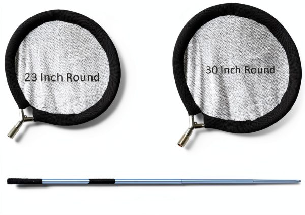 Medium Koi Transfer Kit Pond H2o – 2 Pan Nets, Sock & Pole-3