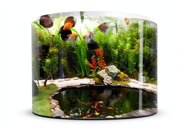 Pond H2o Heavy Duty Koi Fish Pond Pole 15 Inch with Soft Rubber Grip-0