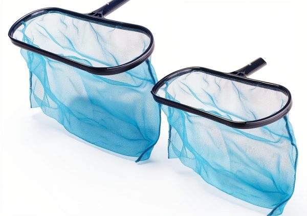 iMeshbean 2PCS Pool Skimmer - Pool Skimmer Net Without Pole,2PCS Swimming Pool Leaf Skimmer Net for Swimming Pool Cleaning, Set of 2 Deep Bag Leaf Cleaning Pool Net-0