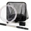 Koi Fish Pond Care Set with Telescoping Pole, 4-in-1 Net Kit by United-4