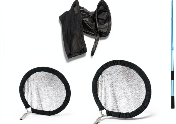 Medium Koi Transfer Kit Pond H2o – 2 Pan Nets, Sock & Pole-0