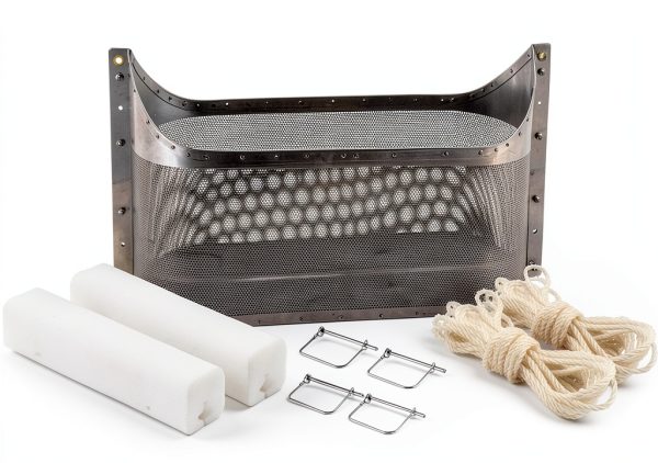 Jenlis Swifter Sifter Pond Skimmer Aluminum Mesh with Removable Floats-0