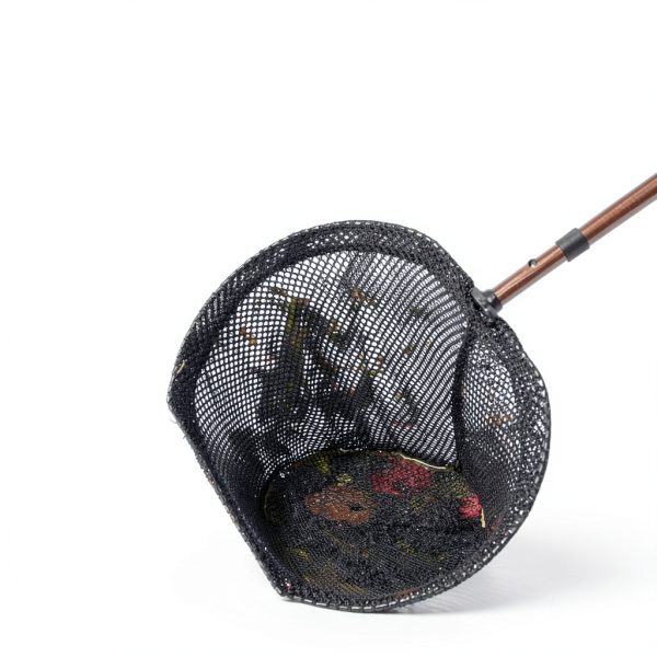 TotalPond Skimmer Fish Net - Black Telescoping Handle, Lightweight-7