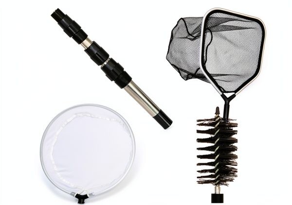 Koi Fish Pond Care Set with Telescoping Pole, 4-in-1 Net Kit by United-1
