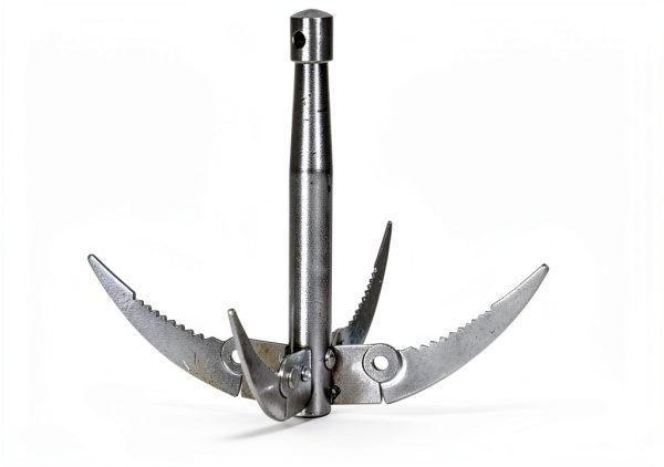 MERRYHAPY Water Grass Lake Rake Folding Pond Rake Stainless Steel-1