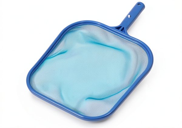 FSMSUPPLY Swimming Pool/Pond Skimmer Supplies/Professional Heavy Duty Pool Leaf Rake Fine Mesh Frame Net/Skimming Leaf Skim Net (1, Blue)-0