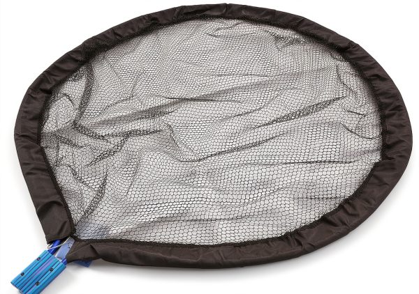Heavy Duty 24 Inch Diameter Koi Pan Net System with Telescopic Pole, Round Koi Pan Net System with Telescoping Handle, for Koi Pond Professionals, Koi Carp Ornamental Fish Handling Net-0