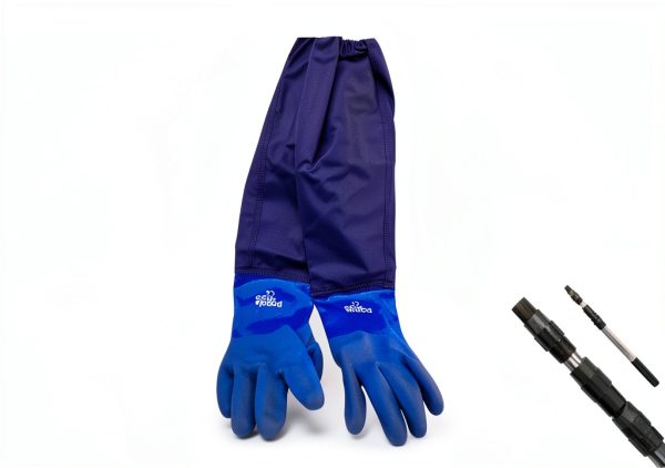 Koi Pond Cleaning Kit by Pond H2o 4-in-1 Net Set with Telescopic Pole-0