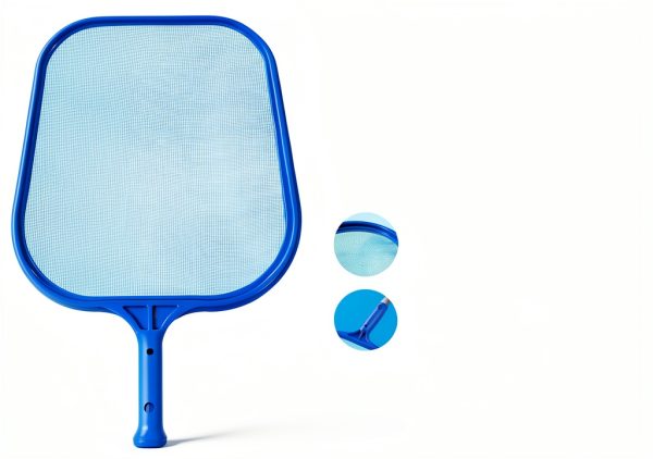 Cozii Swimming Pool Skimmer Net, Pool Net with 5 Pole Sections, 11" x 64" Pool Skimmer Net with Ultra Fine Mesh Net, Telescopic Aluminum Pole, Leaf Rake Net for Fast Cleaning Ponds (5 Pole Sections)-4