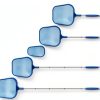 Cozii Swimming Pool Skimmer Net, Pool Net with 5 Pole Sections, 11" x 64" Pool Skimmer Net with Ultra Fine Mesh Net, Telescopic Aluminum Pole, Leaf Rake Net for Fast Cleaning Ponds (5 Pole Sections)-2
